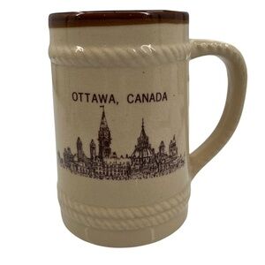 Ottawa Canada Brown Coffee Mug Octoberfest Beer Stein